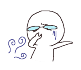 Sticker for the people of glasses sticker #1255450