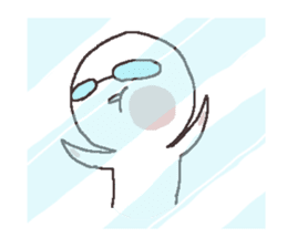 Sticker for the people of glasses sticker #1255460