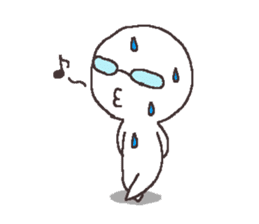 Sticker for the people of glasses sticker #1255461