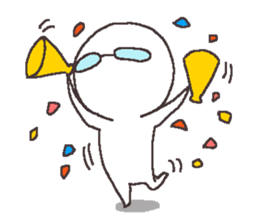 Sticker for the people of glasses sticker #1255465