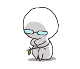 Sticker for the people of glasses sticker #1255466