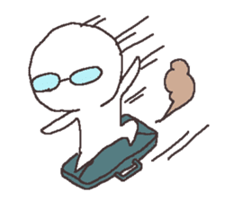 Sticker for the people of glasses sticker #1255471