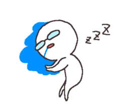 Sticker for the people of glasses sticker #1255477