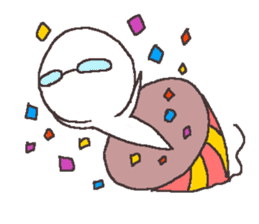 Sticker for the people of glasses sticker #1255479