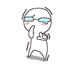 Sticker for the people of glasses sticker #1255480