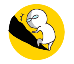 Sticker for the people of glasses sticker #1255481