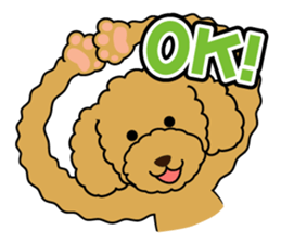 I likes a toy poodle. sticker #1256003