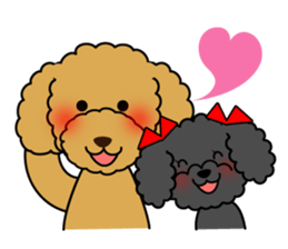 I likes a toy poodle. sticker #1256011
