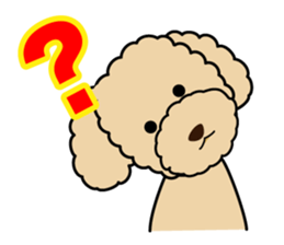 I likes a toy poodle. sticker #1256015