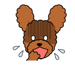I likes a toy poodle. sticker #1256022