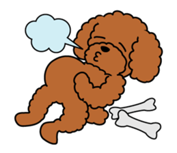 I likes a toy poodle. sticker #1256031