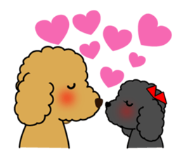 I likes a toy poodle. sticker #1256032