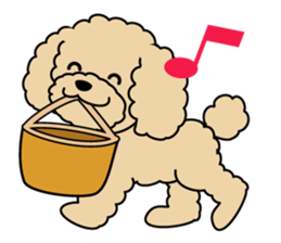 I likes a toy poodle. sticker #1256034