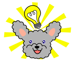 I likes a toy poodle. sticker #1256036