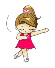 The figure skate girl Kururi sticker #1256690