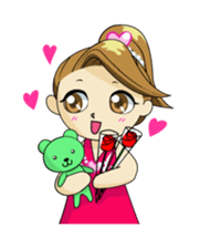 The figure skate girl Kururi sticker #1256691