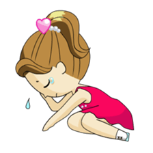 The figure skate girl Kururi sticker #1256706