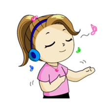 The figure skate girl Kururi sticker #1256714