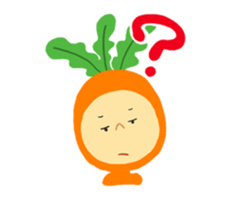 Hey, it's carrots. sticker #1256883