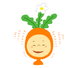 Hey, it's carrots. sticker #1256889