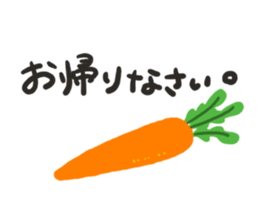 Hey, it's carrots. sticker #1256891