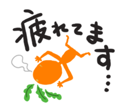 Hey, it's carrots. sticker #1256915