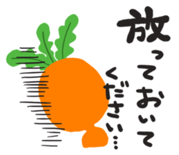 Hey, it's carrots. sticker #1256917