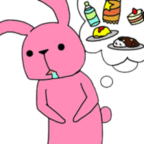 cat and rabbit sticker #1256962