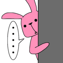 cat and rabbit sticker #1256994