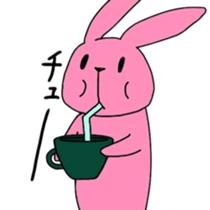 cat and rabbit sticker #1256999