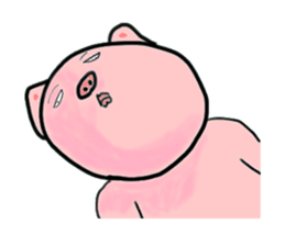 Feelings stamp of the pig sticker #1257571