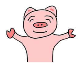 Feelings stamp of the pig sticker #1257599