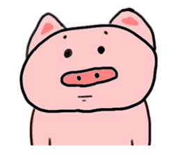 Feelings stamp of the pig sticker #1257601