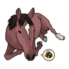LIFE with lovely horses sticker #1257724