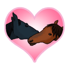LIFE with lovely horses sticker #1257726