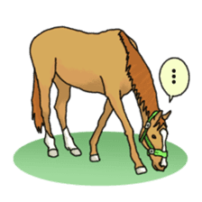 LIFE with lovely horses sticker #1257730
