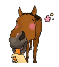 LIFE with lovely horses sticker #1257736