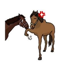 LIFE with lovely horses sticker #1257737