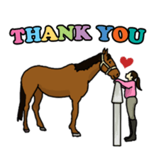 LIFE with lovely horses sticker #1257745