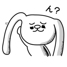 Dog rabbit sticker #1258205