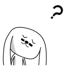 Dog rabbit sticker #1258207