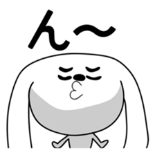 Dog rabbit sticker #1258210