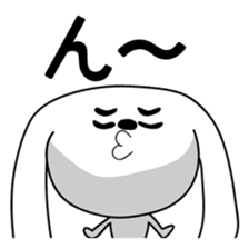 Dog rabbit sticker #1258210