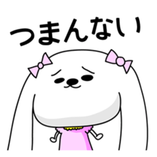 Dog rabbit sticker #1258214