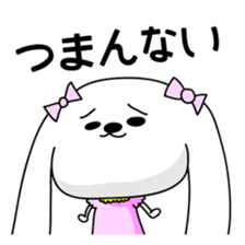 Dog rabbit sticker #1258214