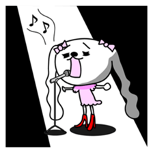 Dog rabbit sticker #1258217