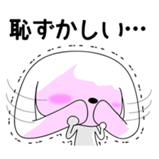 Dog rabbit sticker #1258222