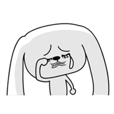 Dog rabbit sticker #1258224