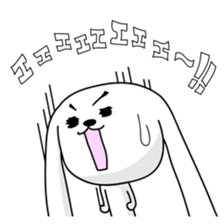 Dog rabbit sticker #1258228