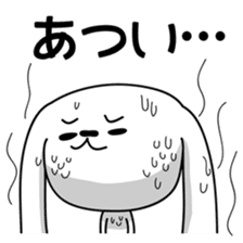 Dog rabbit sticker #1258229